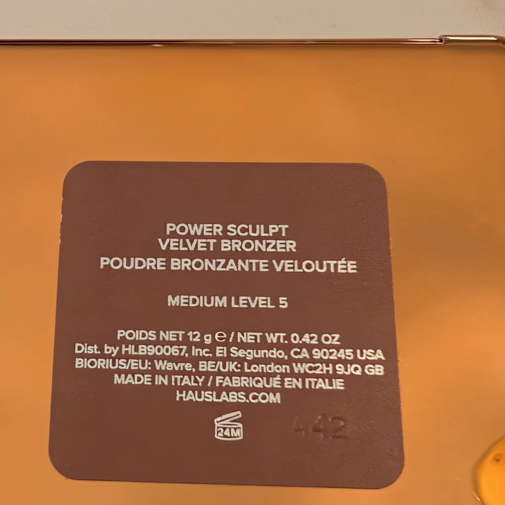 HAUS LABS By Lady Gaga Power Sculpt Velvet Bronzer Medium level 5 - New